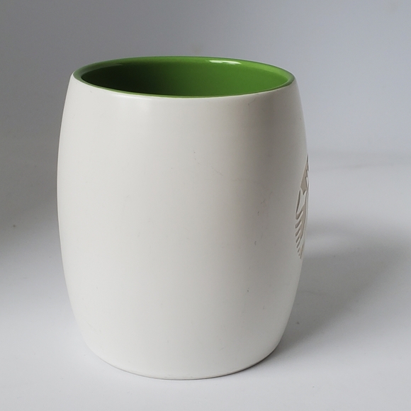 Starbucks 2011 Etched Mermaid Mug with Green Interior - Picture 3 of 8